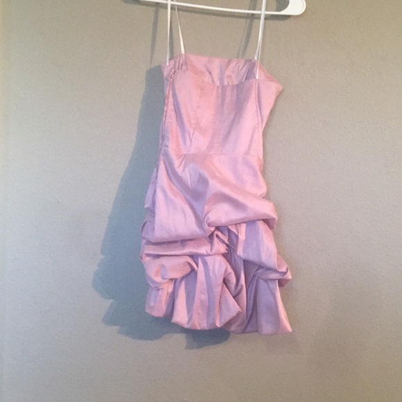 Pink Masquerade Size 3/4 Strapless Prom Dress - Picture 6 of 7